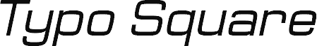 Typo Square Italic Demo