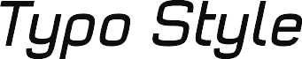 Typo Style Demo Italic