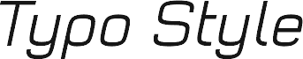 Typo Style Light Demo Italic
