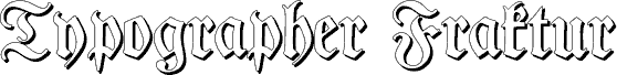 TypographerFraktur Shadow