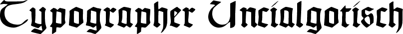 TypographerUncialgotisch