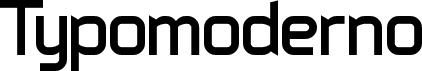 Typomoderno bold