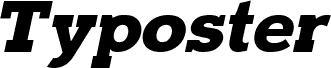 Typoster Italic