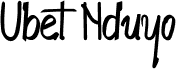 Náhled písma Ubet Nduyo Bold