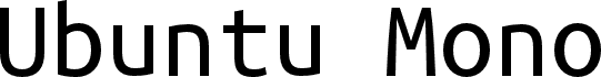 Ubuntu Mono