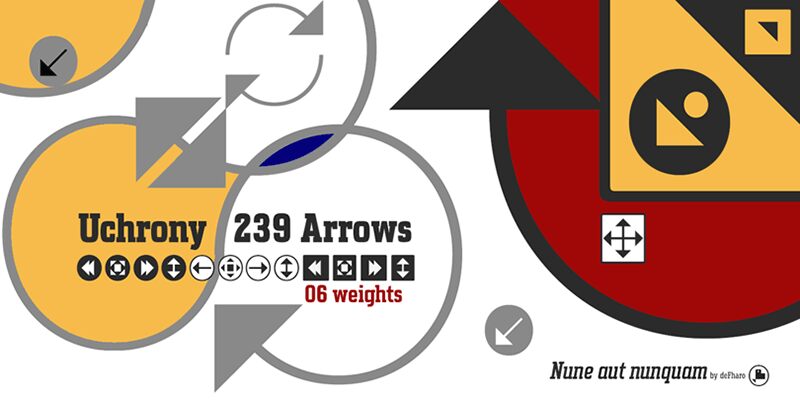 Uchrony Arrows Czcionka
