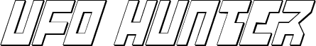 UFO Hunter 3D Italic