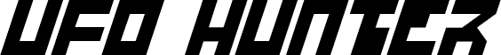 UFO Hunter Expanded Italic