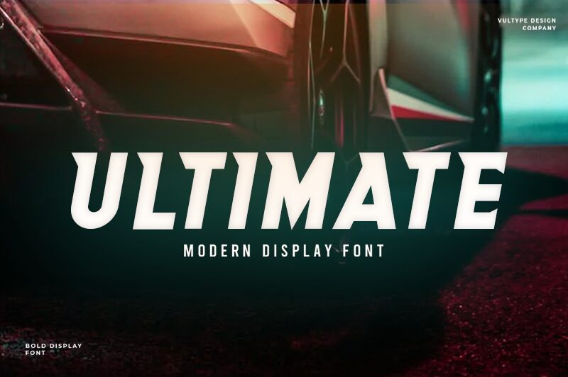 Ultimate Schriftart