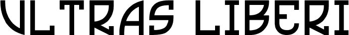 Preview of the Ultras Liberi font