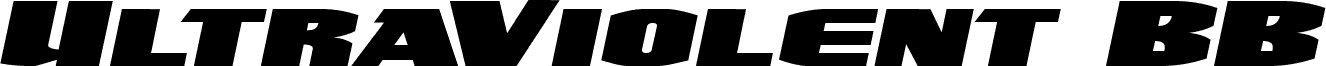 UltraViolent BB Italic
