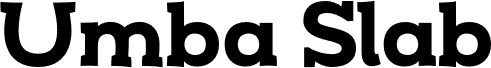 Umba Slab Demo Alt Bold