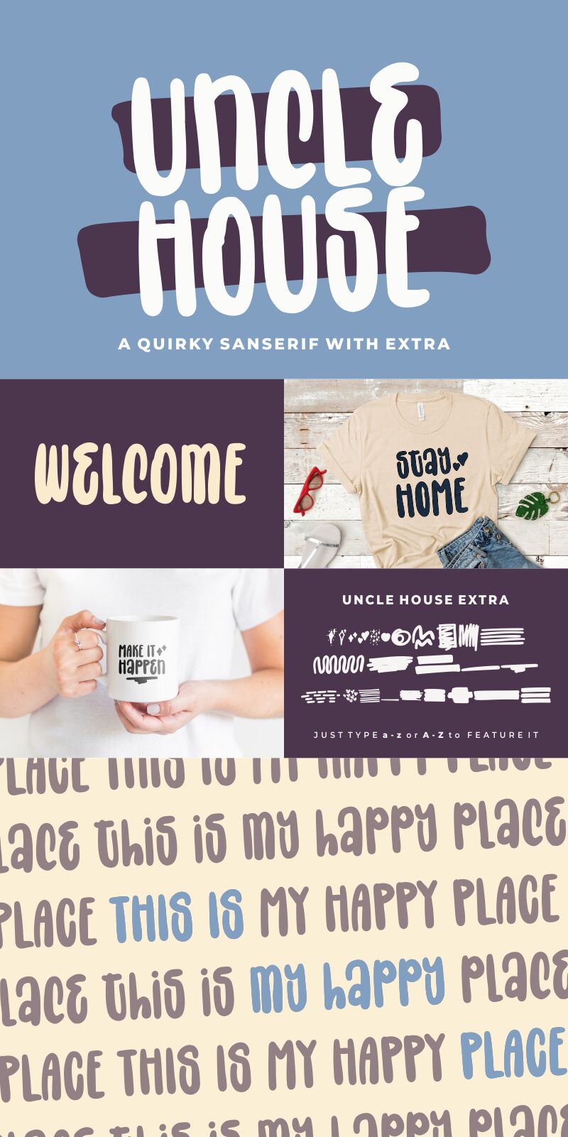 Uncle House Czcionka