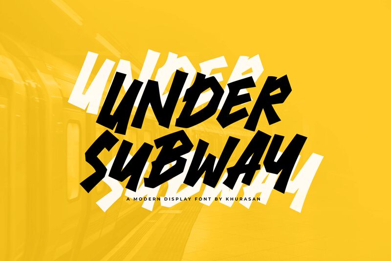 Under Subway Schriftart