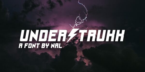 UnderStrukk Schriftart