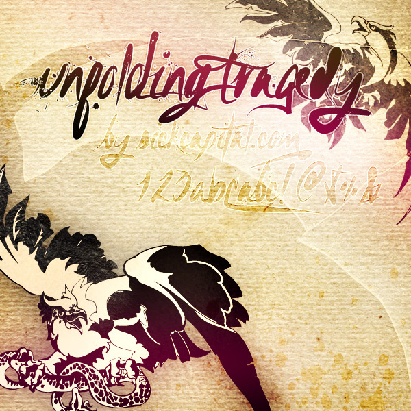 Unfolding Tragedy Czcionka