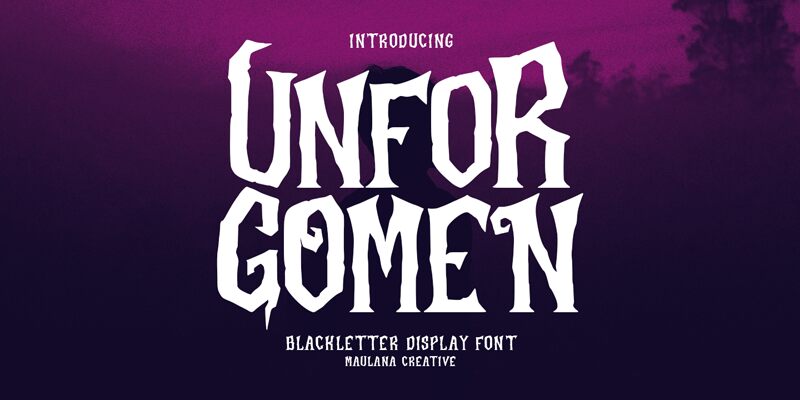 Unforgomen Schriftart