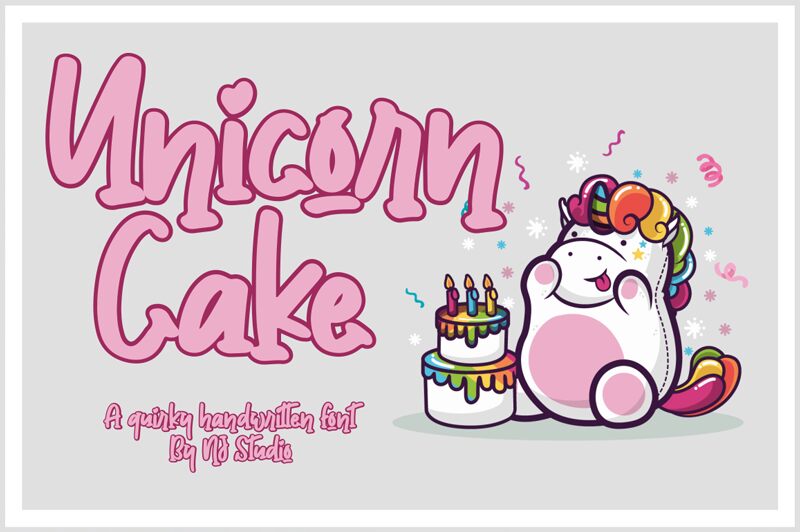 Unicorn Cake Carattere