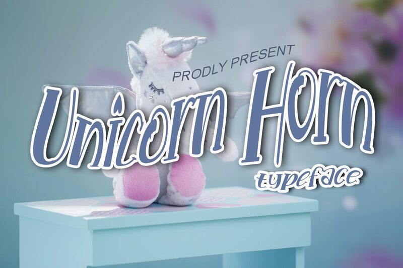 Unicorn Horn Шрифт