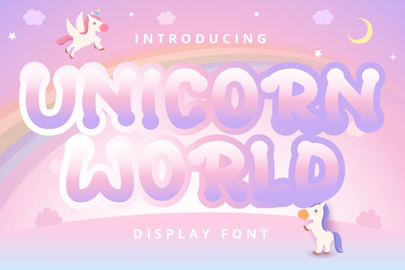 UNICORN WORLD Czcionka