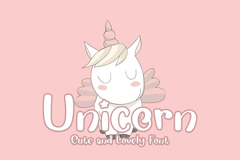Unicorn Шрифт
