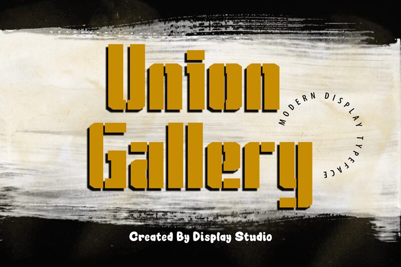 Union Gallery Schriftart