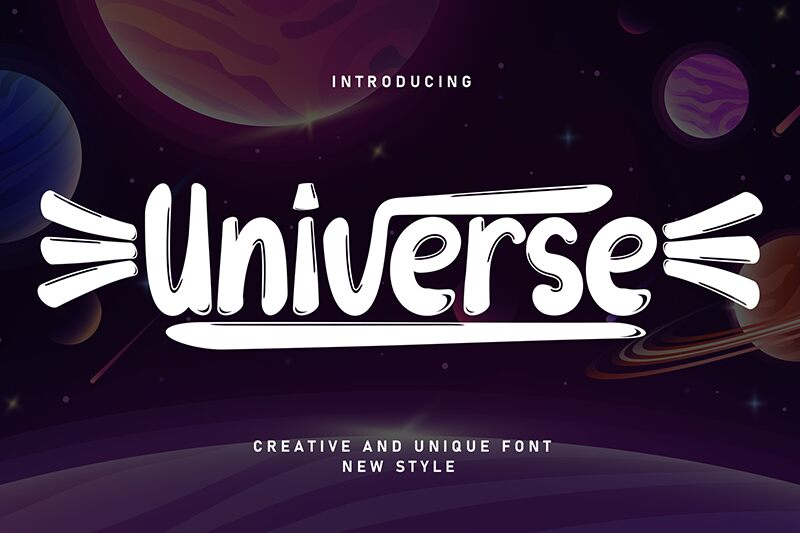 Universe Schriftart