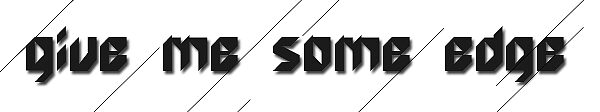 unlikeEdge Schriftart