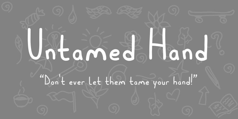 Untamed Hand 字体