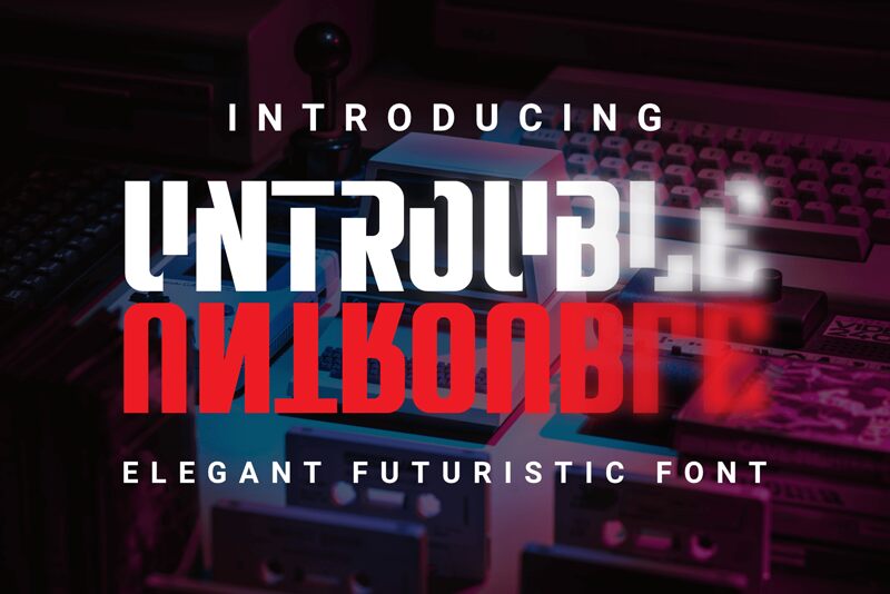 Untrouble Schriftart