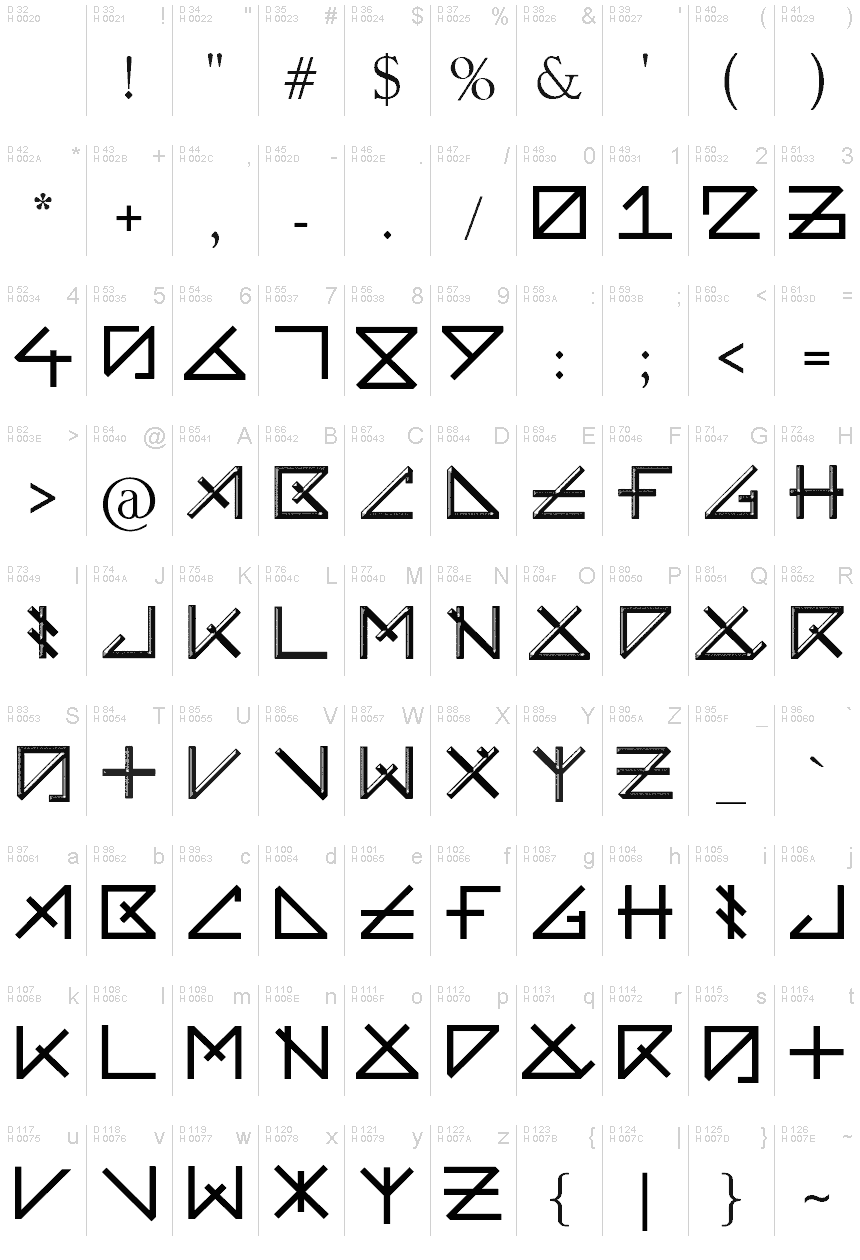 UNEARTHED font | Fonts2u.com