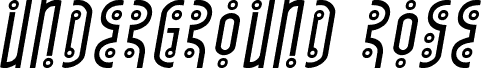 Underground Rose Semi-Italic