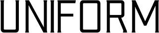 Preview of the Uniform Light Light font