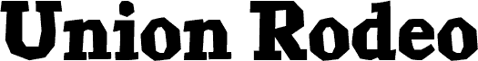 Union Rodeo Regular fonte