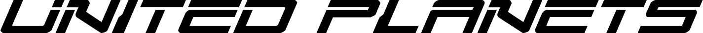 United Planets Expanded Italic