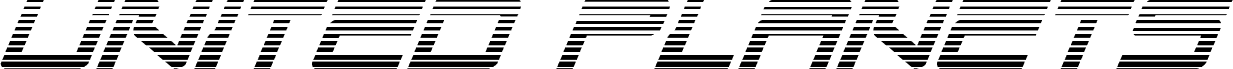 United Planets Gradient Italic