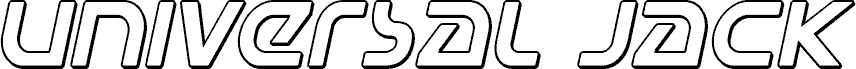 Universal Jack 3D Italic