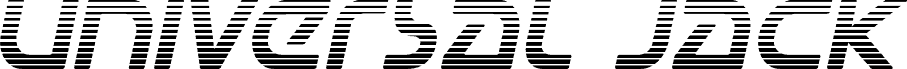 Universal Jack Gradient Italic