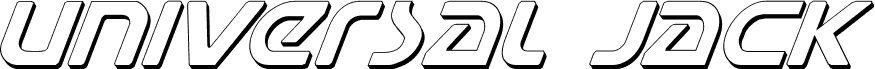 Universal Jack Shadow Italic