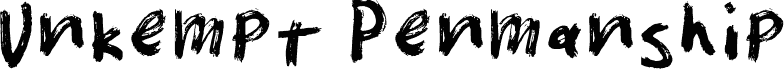 Unkempt Penmanship Regular