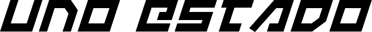 Uno Estado Italic