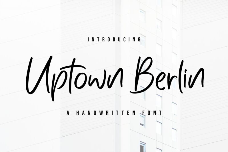 Uptown Berlin Schriftart