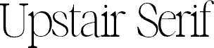 Upstair Serif Regular