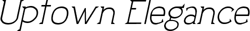 UptownElegance-Italic