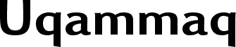 Uqammaq Bold