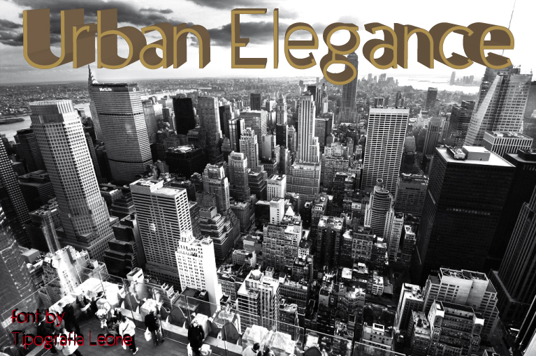 Urban Elegance Schriftart