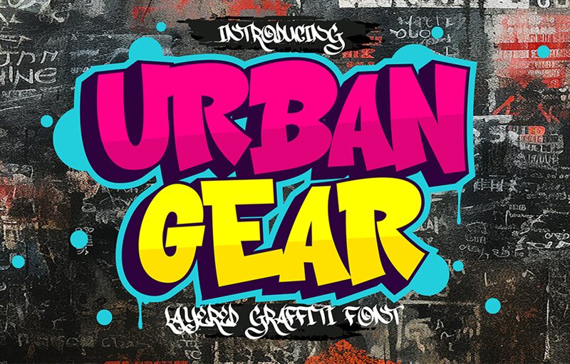 Urban Gear Druh písma