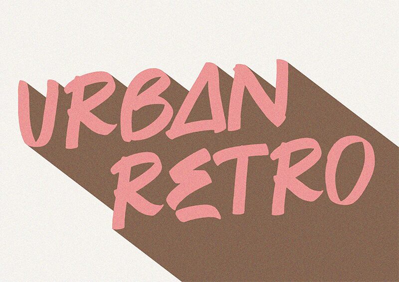 Urban Retro Schriftart