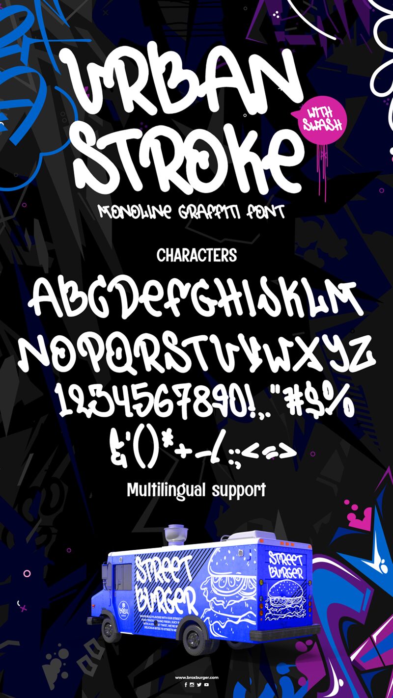 Urban Stroke Druh písma