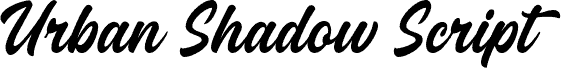 UrbanShadow-Script fonte